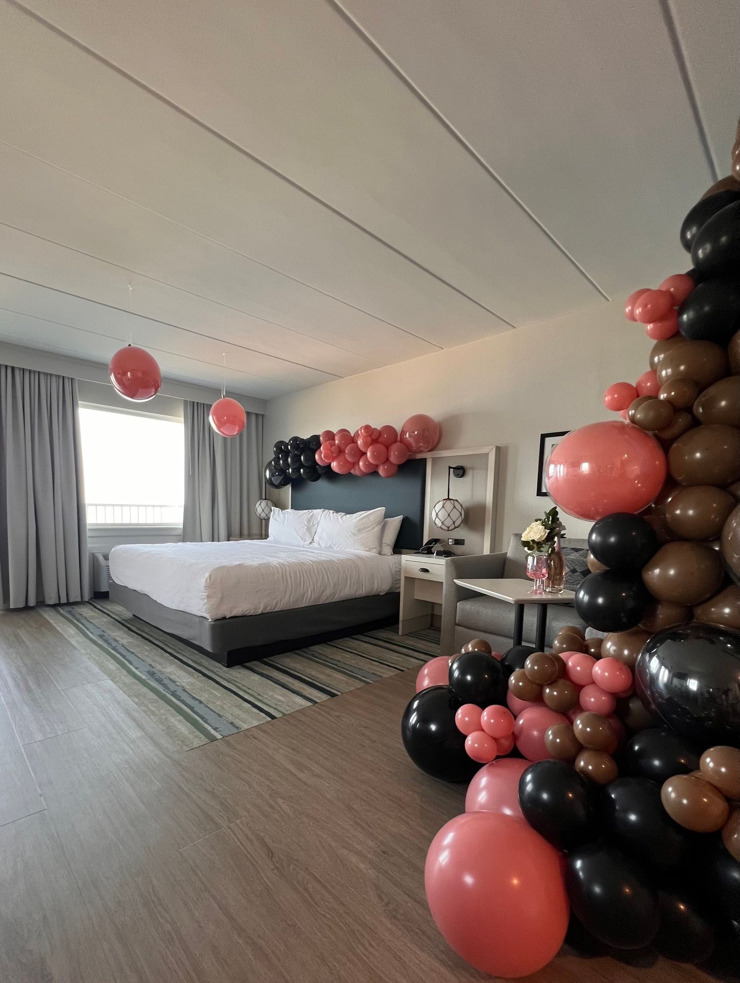 Birthday or a bachelorette surprise decorations  at the hotel OCMD Rehoboth Beach DE Dewey Beach DE Bethany Beach DE Fenwick Island DE